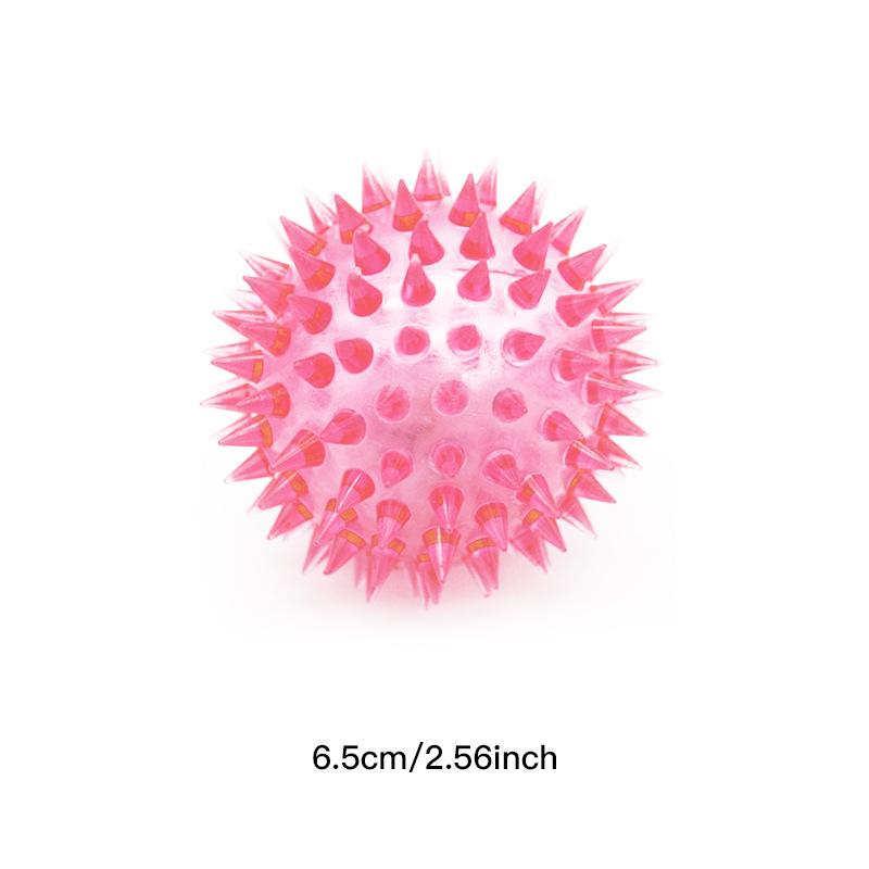 Pet Elastic Spiky Ball Toy Durable Chewable Rubber Interactive Dog Toy for Aggressive Chewers and Training Activities One Size рожевий
Pet Elastic Spiky Ball Toy Durable Chewable Rubber Interactive Dog Toy for Aggressive Chewers and Training Activities One Size рожевий