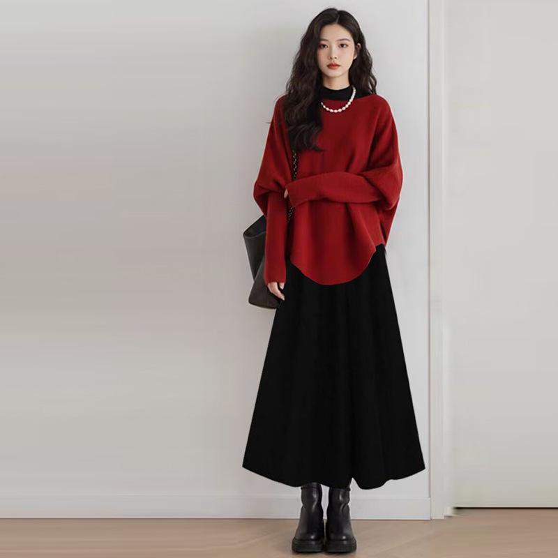 2026 Festive Red Maternity Sweater & Skirt Set M
2026 Festive Red Maternity Sweater & Skirt Set M