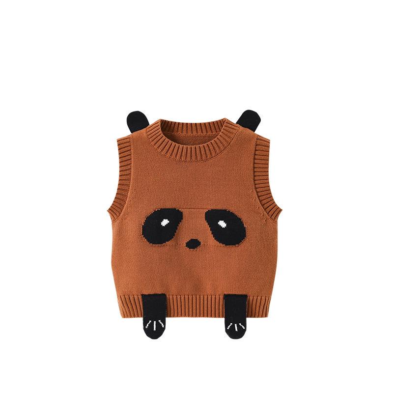 Panda Knit Vest for Baby Boys and Girls – Cartoon Sleeveless Autumn/Winter Top 73 cm
Panda Knit Vest for Baby Boys and Girls – Cartoon Sleeveless Autumn/Winter Top 73 cm