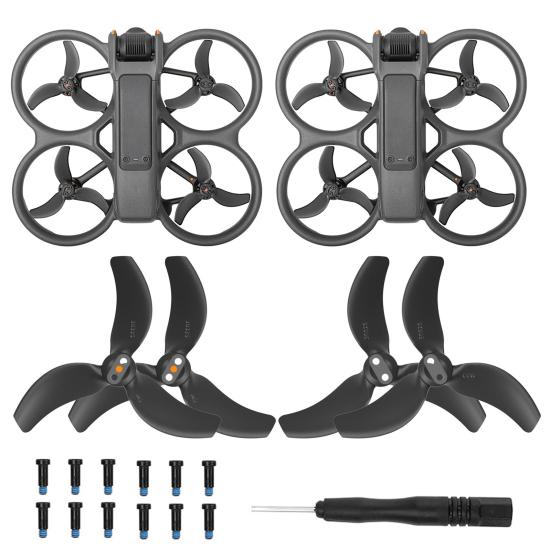 2 пари пропелерів для дрона для DJI Avata з низьким рівнем шуму, запасний пропелер, викрутка, гвинт, квадрокоптер
2 пари пропелерів для дрона для DJI Avata з низьким рівнем шуму, запасний пропелер, викрутка, гвинт, квадрокоптер
