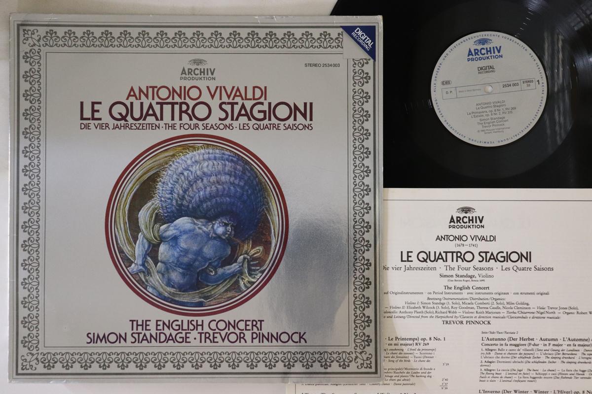 LP Record ENGLISH CONCERT SIMON STANDAGE TRE Vivaldi Le Quattro Stagioni Die Vi 2534003 ARCHIV PRODUKT 1982 Europe Classical Used
LP Record ENGLISH CONCERT SIMON STANDAGE TRE Vivaldi Le Quattro Stagioni Die Vi 2534003 ARCHIV PRODUKT 1982 Europe Classical Used