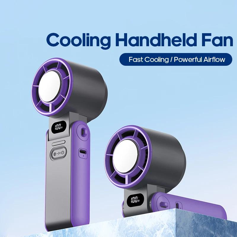 New 3600mAh Portable Air Cooling Turbo Fan 100 Wind Speeds Adjustable Outdoor Foldable Student Handheld Fan with Lanyard
New 3600mAh Portable Air Cooling Turbo Fan 100 Wind Speeds Adjustable Outdoor Foldable Student Handheld Fan with Lanyard