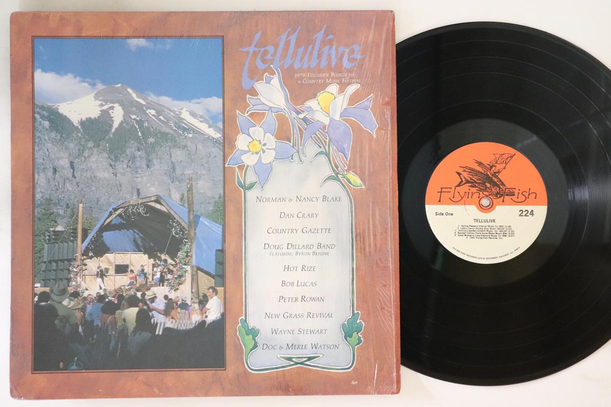 LP Record VARIOUS - Tellulive 1979 Telluride Bluegrass FF224 FLYING FISH 1979 US Folk Used
LP Record VARIOUS - Tellulive 1979 Telluride Bluegrass FF224 FLYING FISH 1979 US Folk Used