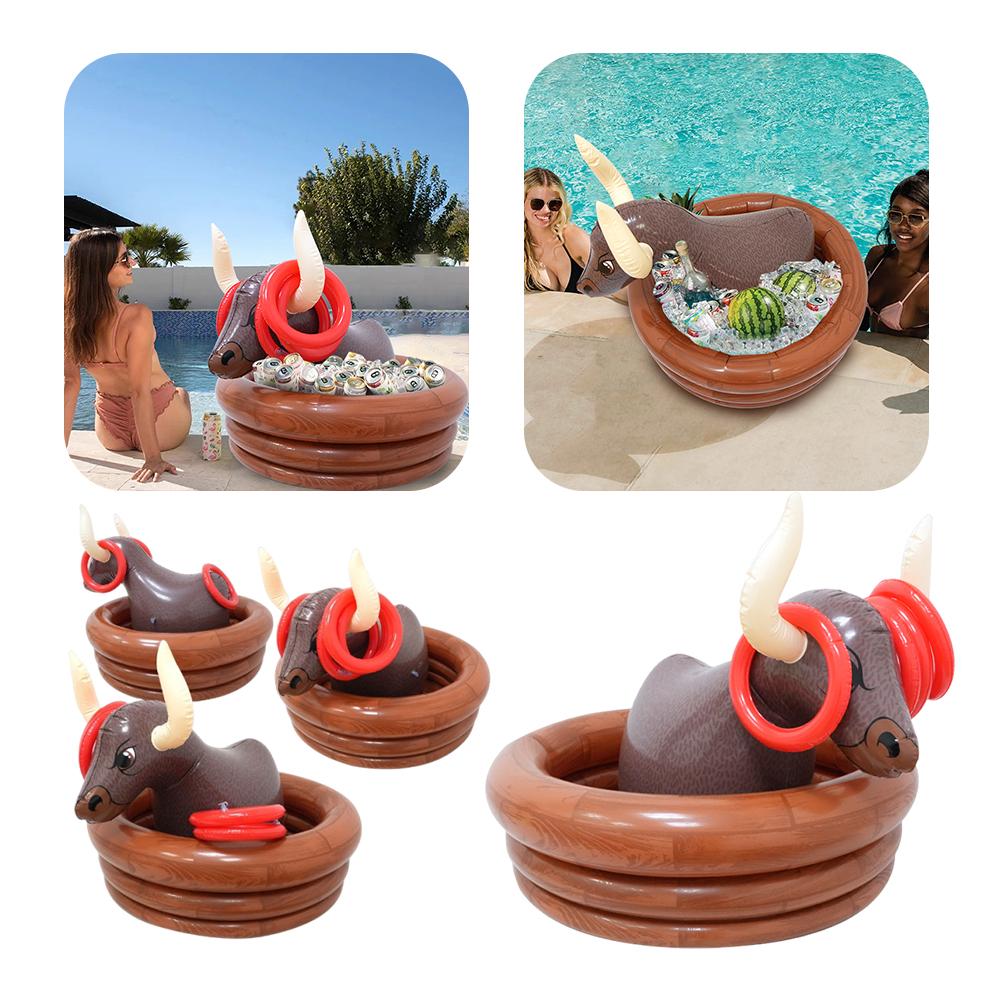 Inflatable Water Bull Cooler Multifunctional Swimming Pool Beer Drink Holder with 4 Rings Drinks Ice Holder for Beach Time Spa China Mainland
Inflatable Water Bull Cooler Multifunctional Swimming Pool Beer Drink Holder with 4 Rings Drinks Ice Holder for Beach Time Spa China Mainland