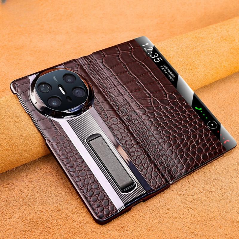Luxury Genuine Leather Crocodile Flip Case For Huawei Mate X6 X5 X3 Smart View Window Invisible Metal Kickstand Case Cover Genuine Leather&Huawei Mate X6
Luxury Genuine Leather Crocodile Flip Case For Huawei Mate X6 X5 X3 Smart View Window Invisible Metal Kickstand Case Cover Genuine Leather&Huawei Mate X6