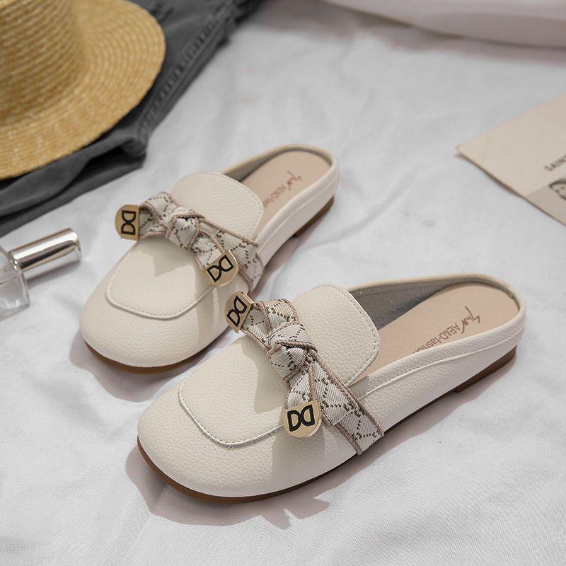Baotou half slippers women s summer wear 2025 new flat-bottomed bow non-slip lazy Muller French cool slippers 40
Baotou half slippers women s summer wear 2025 new flat-bottomed bow non-slip lazy Muller French cool slippers 40