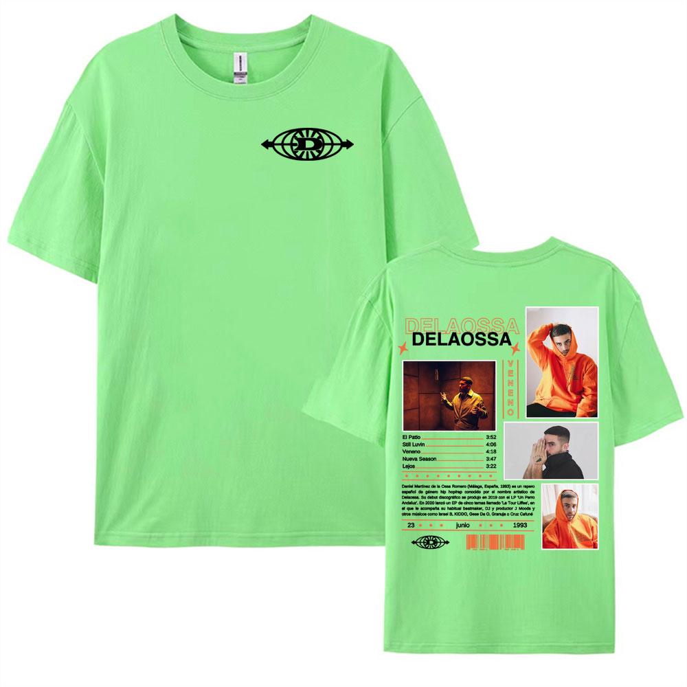 Rapper Delaossa Veneno Album Tour 2025 Cover Tee Shirt for Men Women Hip Hop Punk Fashion T Shirts Oversized Pure Cotton TShirt 3XL
Rapper Delaossa Veneno Album Tour 2025 Cover Tee Shirt for Men Women Hip Hop Punk Fashion T Shirts Oversized Pure Cotton TShirt 3XL