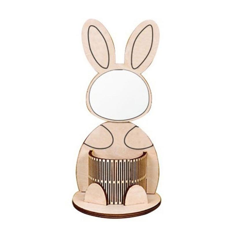 Whimsically Bunnies Shape Wooden Pen Organizers DIY Assembly Easters Rabbit Pen Holder for Home Office or Study Area
Whimsically Bunnies Shape Wooden Pen Organizers DIY Assembly Easters Rabbit Pen Holder for Home Office or Study Area