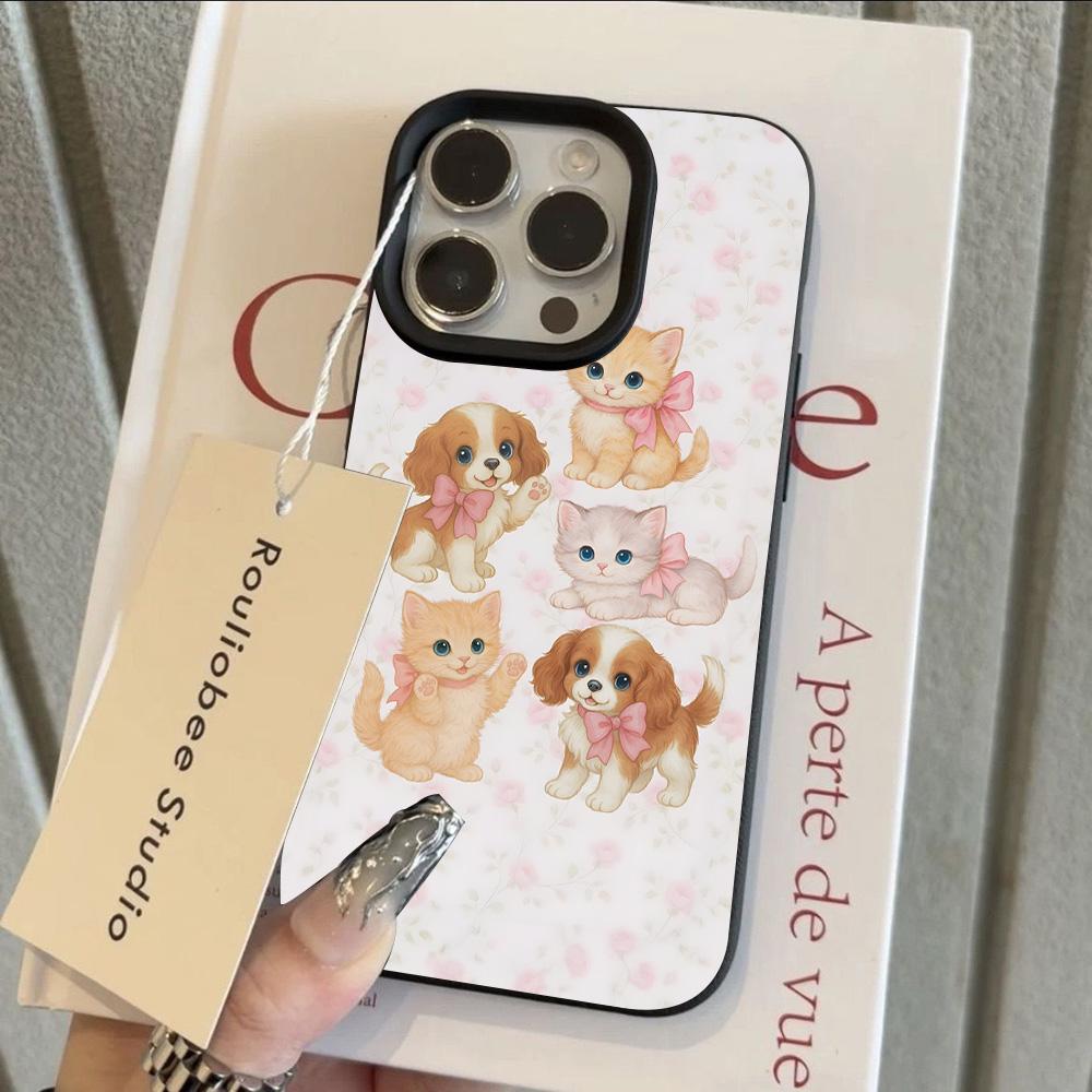 HOT Ins Korean Cat Dog Luxury Lace Lichee leather pattern Phone Case For Samsung S26 S25 S24 S23 S22 S21 Plus FE Ultra 4G 5G Samsung S25 Plus 5G
HOT Ins Korean Cat Dog Luxury Lace Lichee leather pattern Phone Case For Samsung S26 S25 S24 S23 S22 S21 Plus FE Ultra 4G 5G Samsung S25 Plus 5G