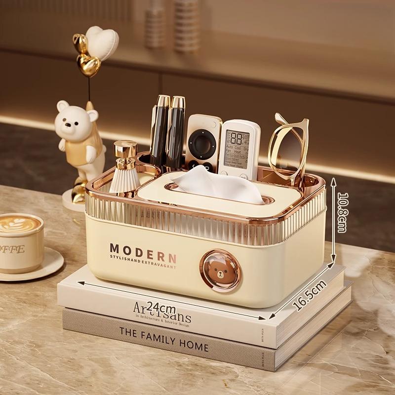 Modern Tissue Box Living Room Desktop Multi-function Remote Control Storage with Toothpick Cotton Swab Boxes Luxury Table Decor
Modern Tissue Box Living Room Desktop Multi-function Remote Control Storage with Toothpick Cotton Swab Boxes Luxury Table Decor