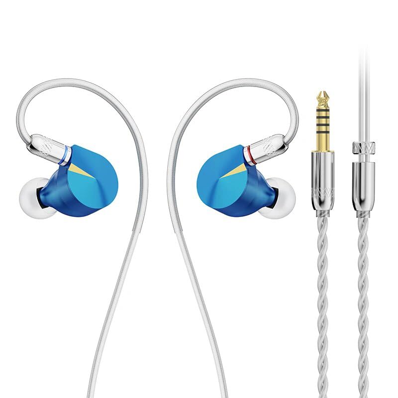 HiFiGo NiceHCK F1 Pro Planar Drive Magnetic Driver Monitor Wired Planar IEM N55 Earphones with Magnet and 2um Diaphragm 14.2mm In-Ear In-Ear (4.4mm)
HiFiGo NiceHCK F1 Pro Planar Drive Magnetic Driver Monitor Wired Planar IEM N55 Earphones with Magnet and 2um Diaphragm 14.2mm In-Ear In-Ear (4.4mm)