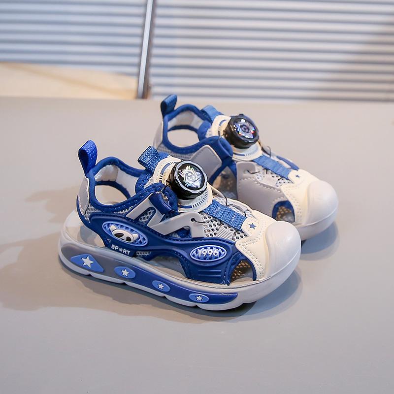 Boys Sports Sandals Hollowed-out Kids Beach Shoes Mesh Breathable 2025 Summer New Children Sneakers Rotating Button Casual Trend 26 синий
Boys Sports Sandals Hollowed-out Kids Beach Shoes Mesh Breathable 2025 Summer New Children Sneakers Rotating Button Casual Trend 26 синий