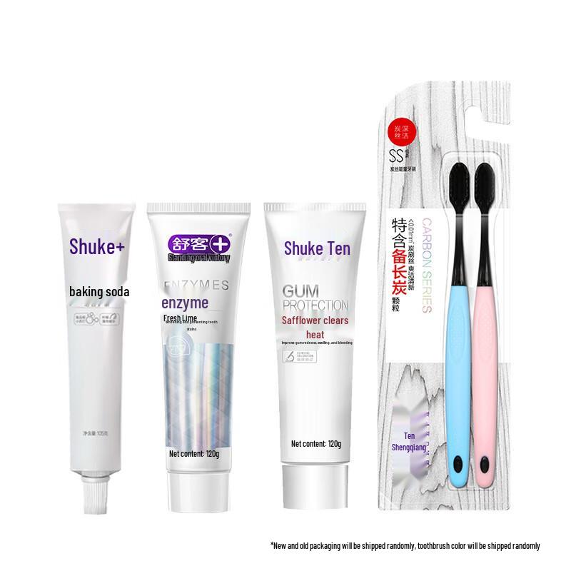 Suke Oral Care 5-Piece Toothpaste & Toothbrush Set
Suke Oral Care 5-Piece Toothpaste & Toothbrush Set