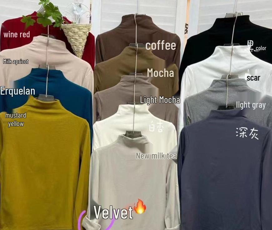 Milk Tea Half-High Neck Warm Base Layer Women s Slim-Fit Long-Sleeve Top for Autumn/Winter XL (120-140 lbs)
Milk Tea Half-High Neck Warm Base Layer Women s Slim-Fit Long-Sleeve Top for Autumn/Winter XL (120-140 lbs)