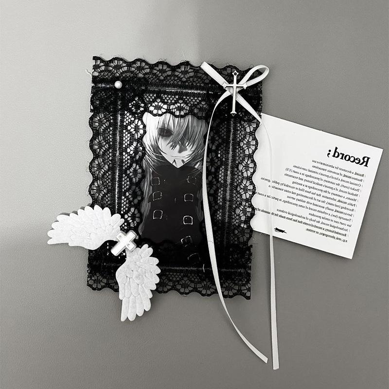 Kawaii Lace Bow Angel Wings Kpop Photocard Holder Sweet Photo Card Display Protector Idol Diy Photocard Sleeves Gifts
Kawaii Lace Bow Angel Wings Kpop Photocard Holder Sweet Photo Card Display Protector Idol Diy Photocard Sleeves Gifts