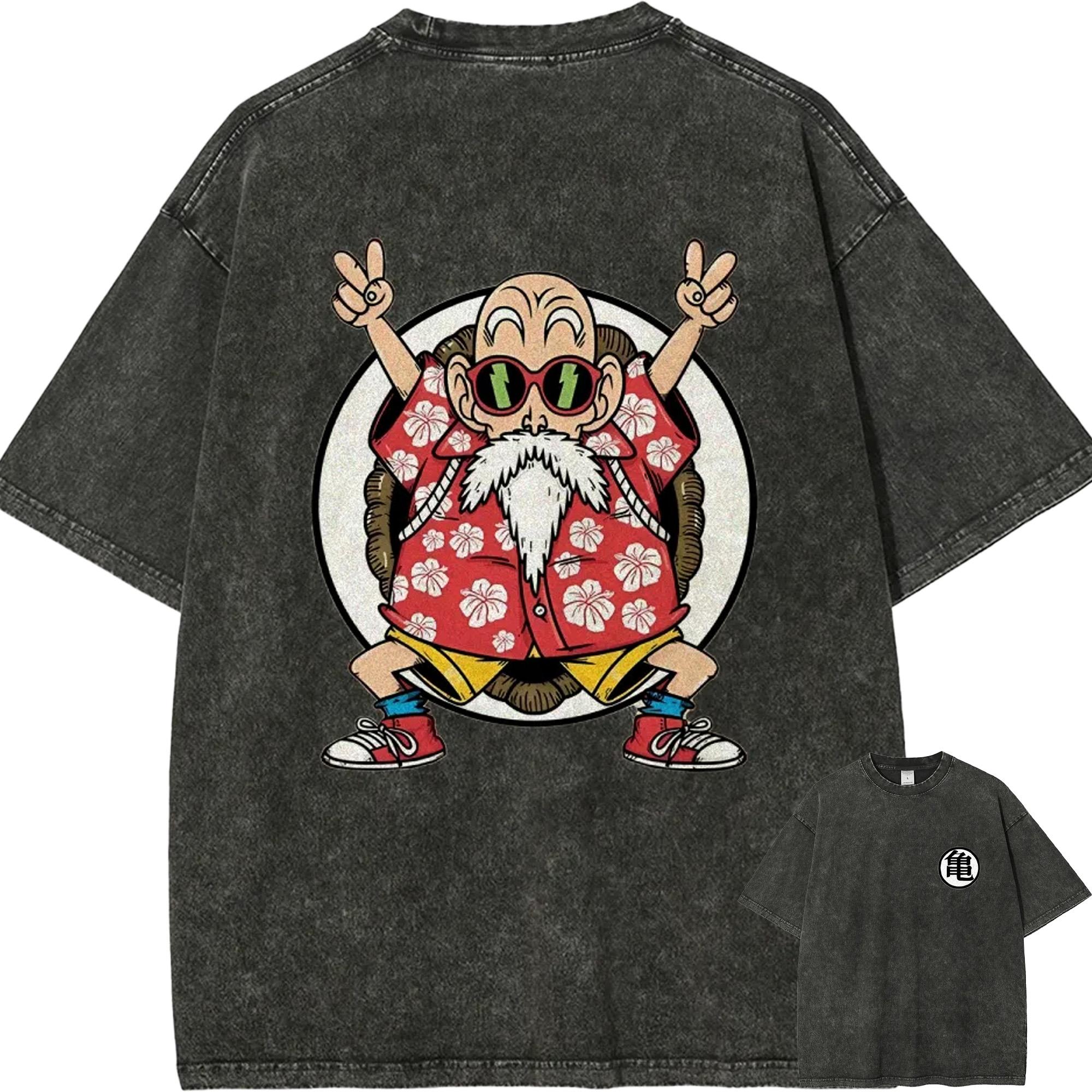 Dragon Ball Master Roshi T Shirt Men Acid Wash Oversized Streetwear Anime Roshi Kame Symbol Cotton Vintage Funny Graphic Tee M
Dragon Ball Master Roshi T Shirt Men Acid Wash Oversized Streetwear Anime Roshi Kame Symbol Cotton Vintage Funny Graphic Tee M