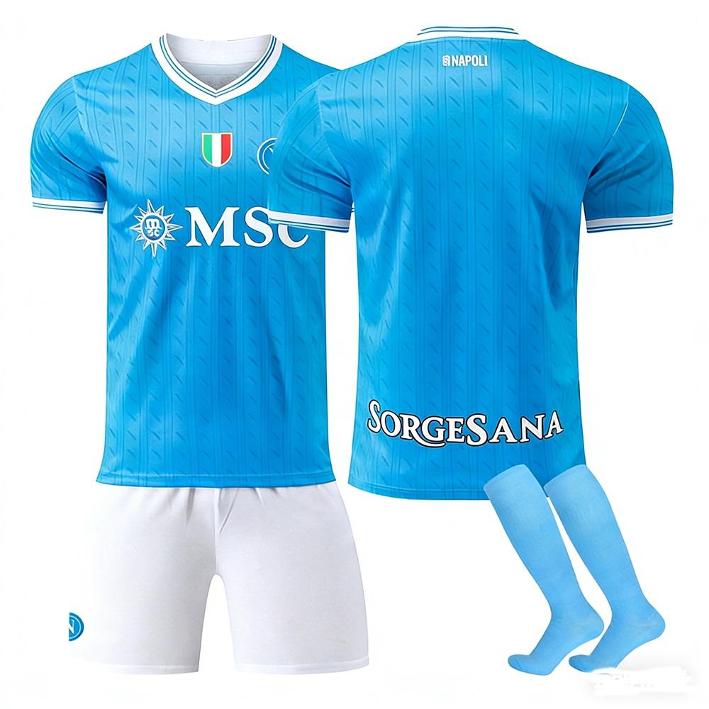 2025-26 SSC Napoli Home Sport Training Jersey Set with Socks Teens Kids Adults Custome Name Football Kits 3XL
2025-26 SSC Napoli Home Sport Training Jersey Set with Socks Teens Kids Adults Custome Name Football Kits 3XL