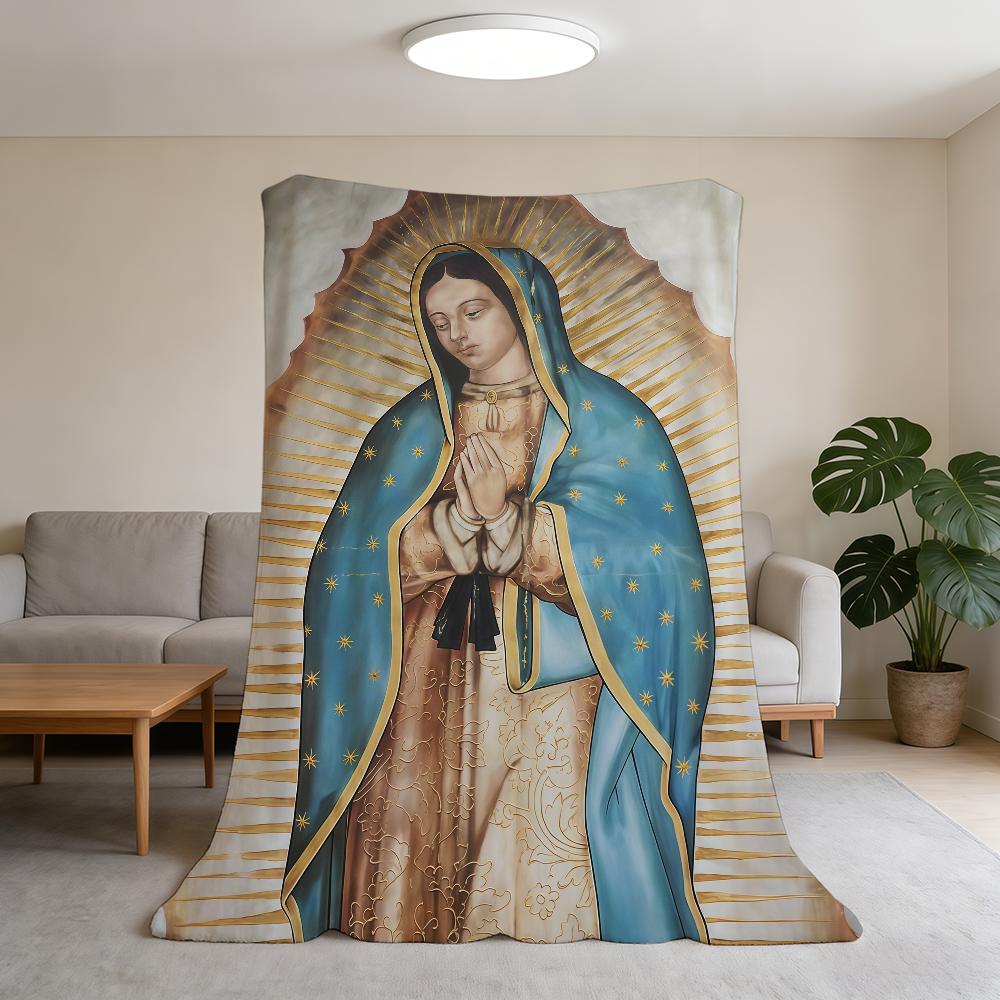 Senora de Blanket Super Warm Comfortable Plush Throw Blanket Child Home Sofa Bedroom Guadalupe Nuestra Gift 75x90cm
Senora de Blanket Super Warm Comfortable Plush Throw Blanket Child Home Sofa Bedroom Guadalupe Nuestra Gift 75x90cm