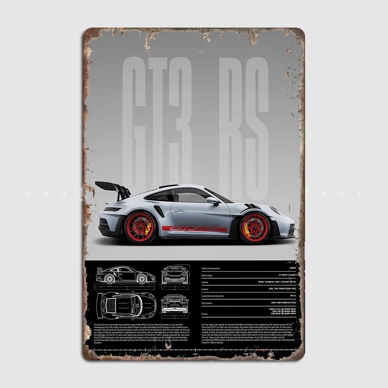 Luxury Sports Car 911 GT3 RS Classic supercar Wall Sign Metal Poster Garage Club Room Decoration Custom Tin Vintage Home Decor 20x30cm(7.8x11.8inch)
Luxury Sports Car 911 GT3 RS Classic supercar Wall Sign Metal Poster Garage Club Room Decoration Custom Tin Vintage Home Decor 20x30cm(7.8x11.8inch)