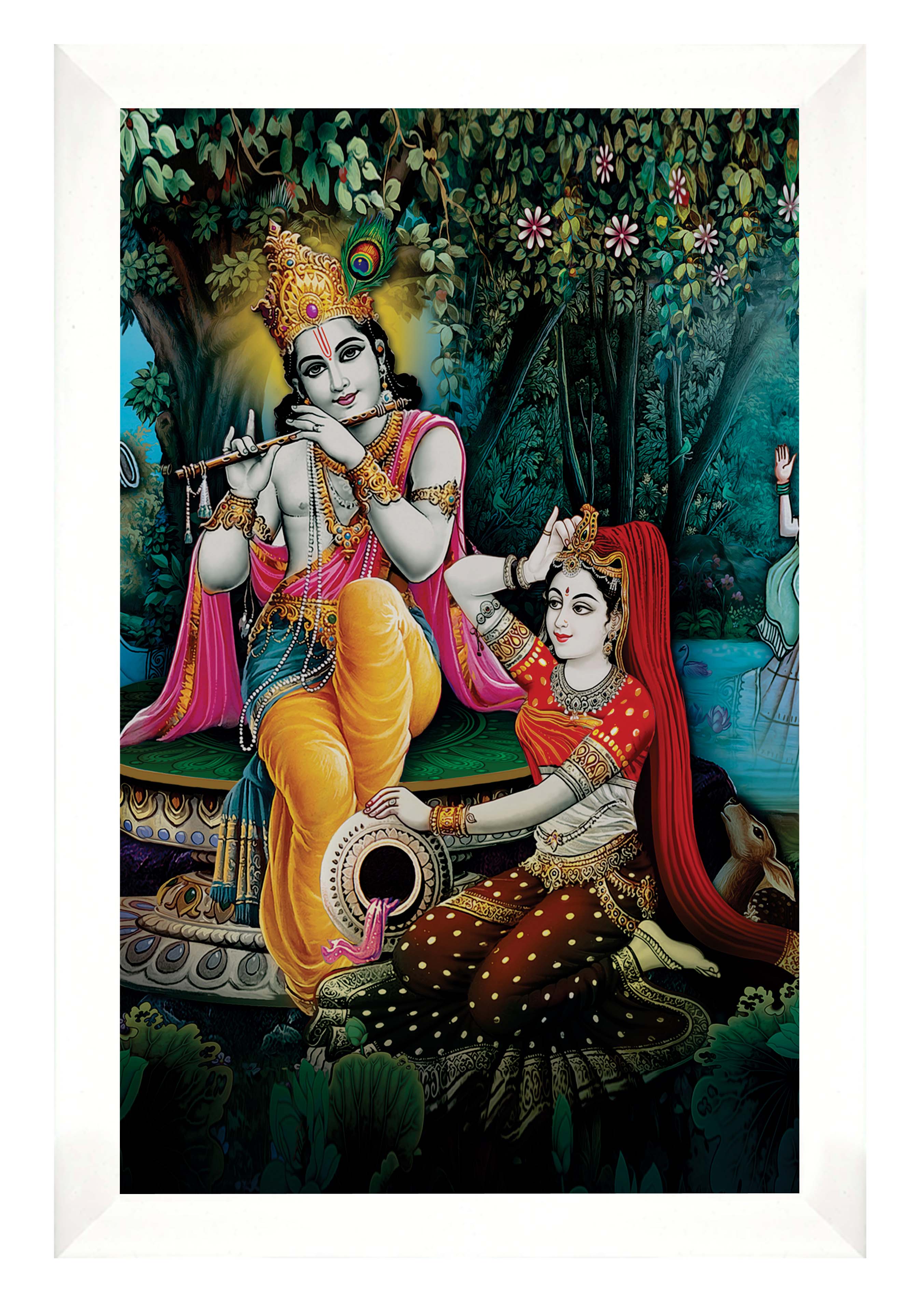 IBA Indianbeautifulart Радха Кришна фоторамка религиозный плакат белая настенная рамка божество фоторамка Настенный декор для домашнего офиса храм-10x12 6 x 8 inches белый
IBA Indianbeautifulart Радха Кришна фоторамка религиозный плакат белая настенная рамка божество фоторамка Настенный декор для домашнего офиса храм-10x12 6 x 8 inches белый
