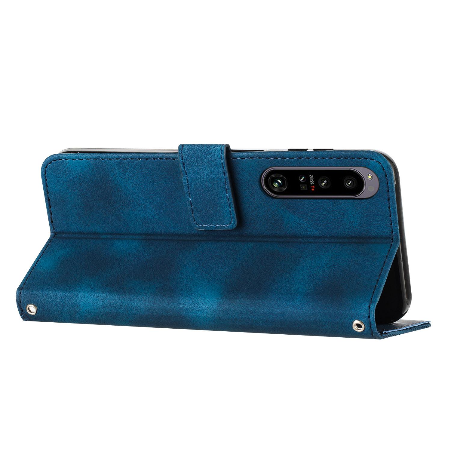 For Sony Xperia 1 IV 5G Stand Wallet TPU+PU Leather Phone Case Triangle Imprinted Phone Cover Sapphire
For Sony Xperia 1 IV 5G Stand Wallet TPU+PU Leather Phone Case Triangle Imprinted Phone Cover Sapphire