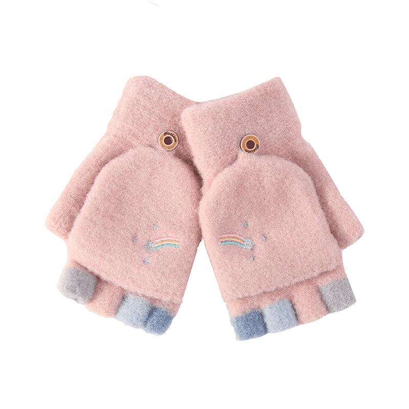 Flip Gloves Cute Winter Gloves Half-finger Gloves Warm For For Students School Use Outdoor Activities розовый
Flip Gloves Cute Winter Gloves Half-finger Gloves Warm For For Students School Use Outdoor Activities розовый