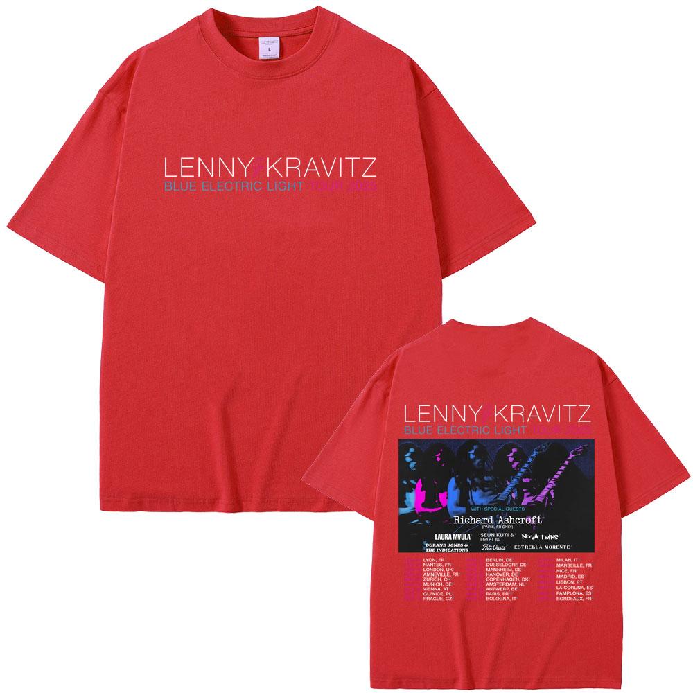 Lenny Kravitz Blue Electric Light Tour 2025 T Shirt Men Women Casual Cotton Vintage Short Sleeve Tshirt Male Oversized Tshirts S
Lenny Kravitz Blue Electric Light Tour 2025 T Shirt Men Women Casual Cotton Vintage Short Sleeve Tshirt Male Oversized Tshirts S