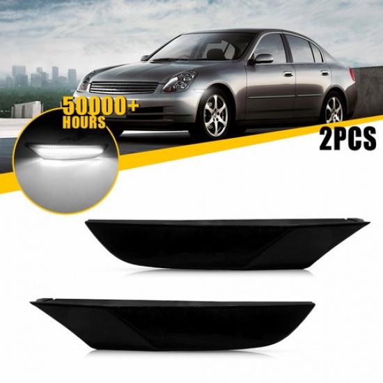 LH RH Front White Bumper LED Side Marker Light for 2004-06 Infiniti G35 Sedan X
LH RH Front White Bumper LED Side Marker Light for 2004-06 Infiniti G35 Sedan X