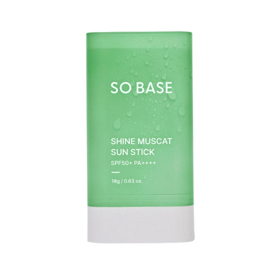 Сонцезахисний крем SO BASE Shine Muscat Sun Stick SPF50+ PA++++ 18 г - Сонцезахисний крем у стіку з екстрактом винограду
Сонцезахисний крем SO BASE Shine Muscat Sun Stick SPF50+ PA++++ 18 г - Сонцезахисний крем у стіку з екстрактом винограду