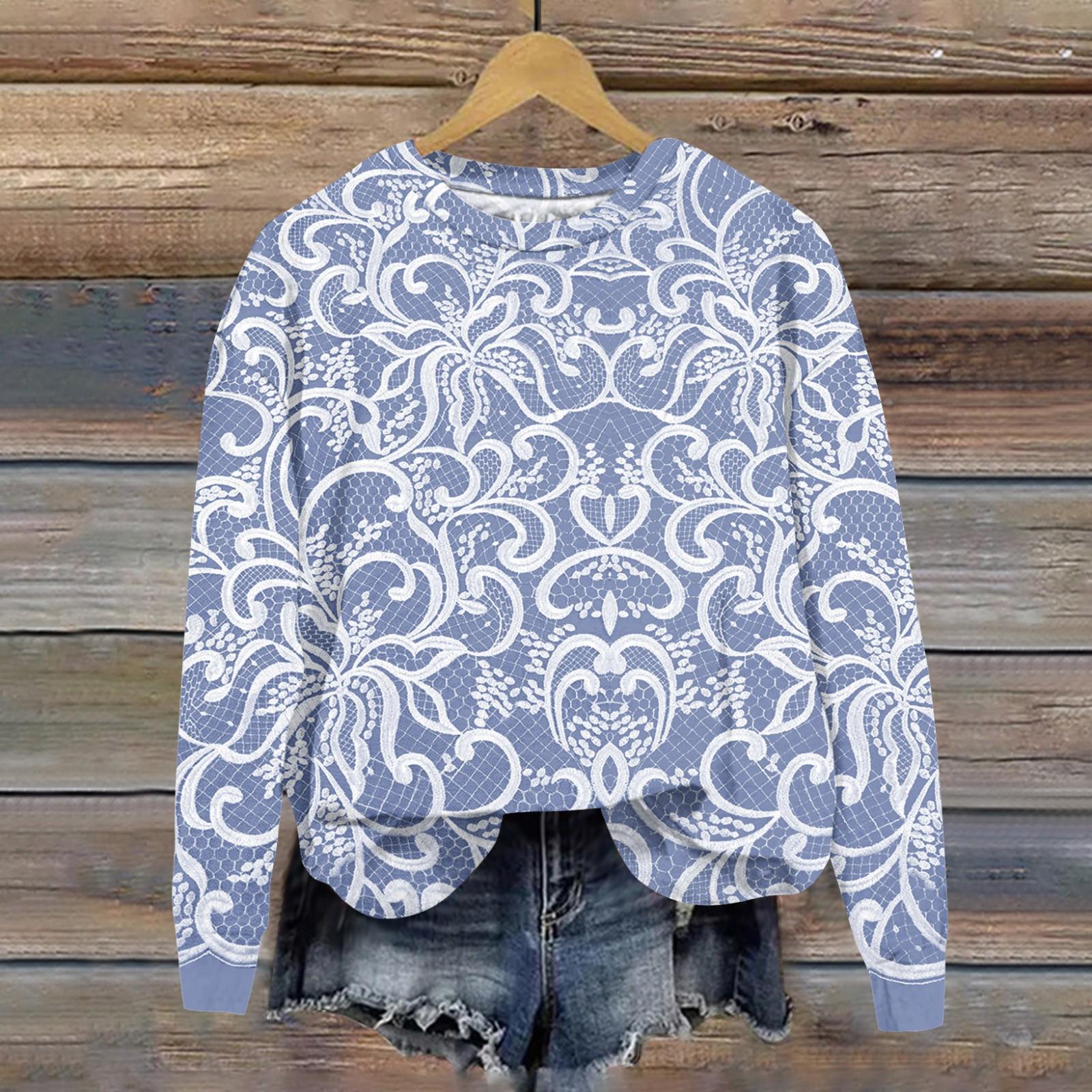 Женская свободная повседневная толстовка с круглым вырезом и длинными рукавами, модный топ с длинными рукавами L синий
Женская свободная повседневная толстовка с круглым вырезом и длинными рукавами, модный топ с длинными рукавами L синий