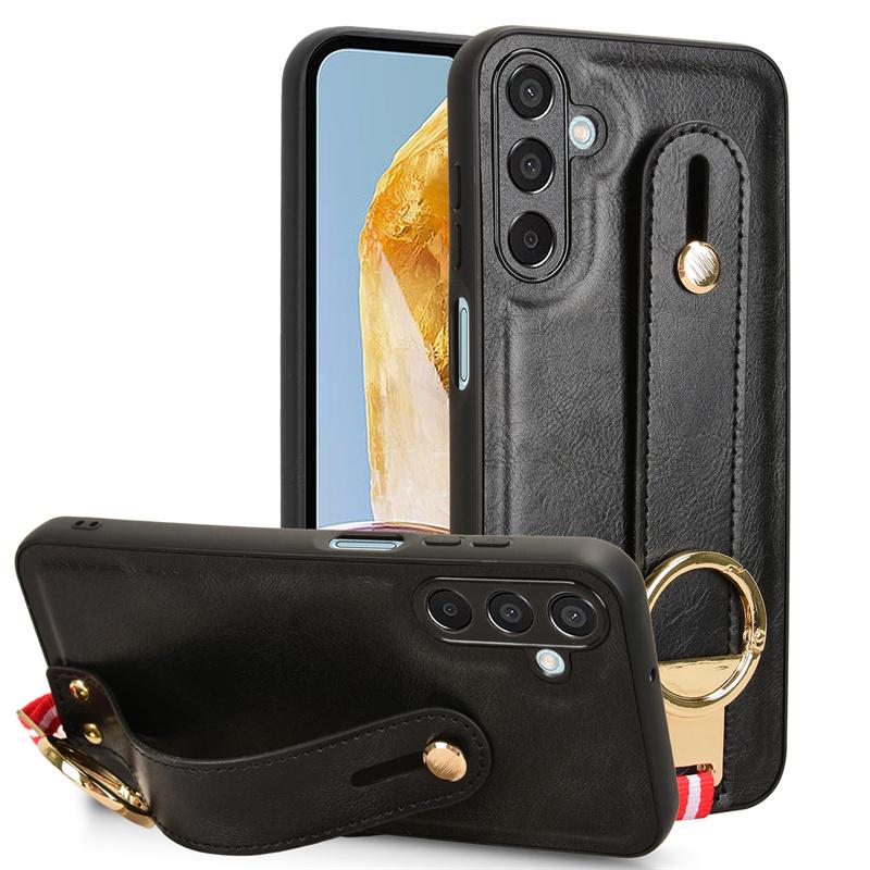 Розкішний браслет шкіряний чохол-підставка для Samsung Galaxy M15 M35 M55 M34 5G Cover Ring Opener Ультратонкий протиударний захисний чохол For Galaxy M35 5G чорний
Розкішний браслет шкіряний чохол-підставка для Samsung Galaxy M15 M35 M55 M34 5G Cover Ring Opener Ультратонкий протиударний захисний чохол For Galaxy M35 5G чорний