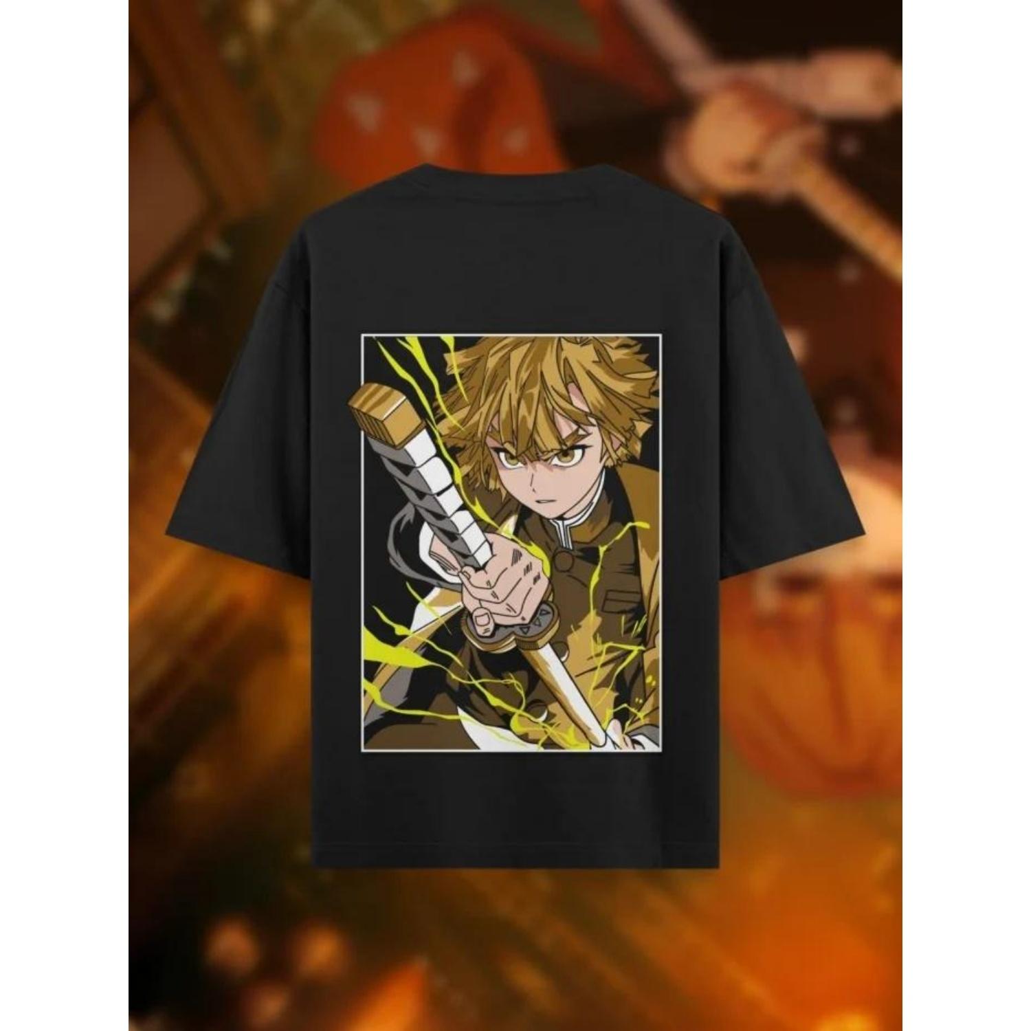Demon Slayer Zenitsu Agatsuma Oversized TShirt Men Thunder Breathing Graphic Print Black Cotton Tees Anime Streetwear Tops S чёрный
Demon Slayer Zenitsu Agatsuma Oversized TShirt Men Thunder Breathing Graphic Print Black Cotton Tees Anime Streetwear Tops S чёрный