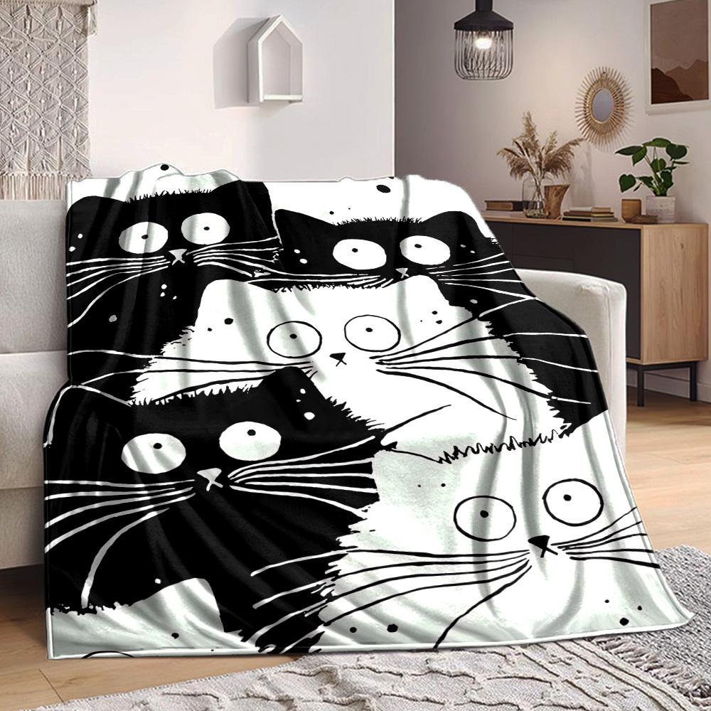 1pc Black Cat Pattern Blanket Warm,Perfect for Camping And Travel, Making It a Great Gift for Any Season yy250904163 75x90cm
1pc Black Cat Pattern Blanket Warm,Perfect for Camping And Travel, Making It a Great Gift for Any Season yy250904163 75x90cm