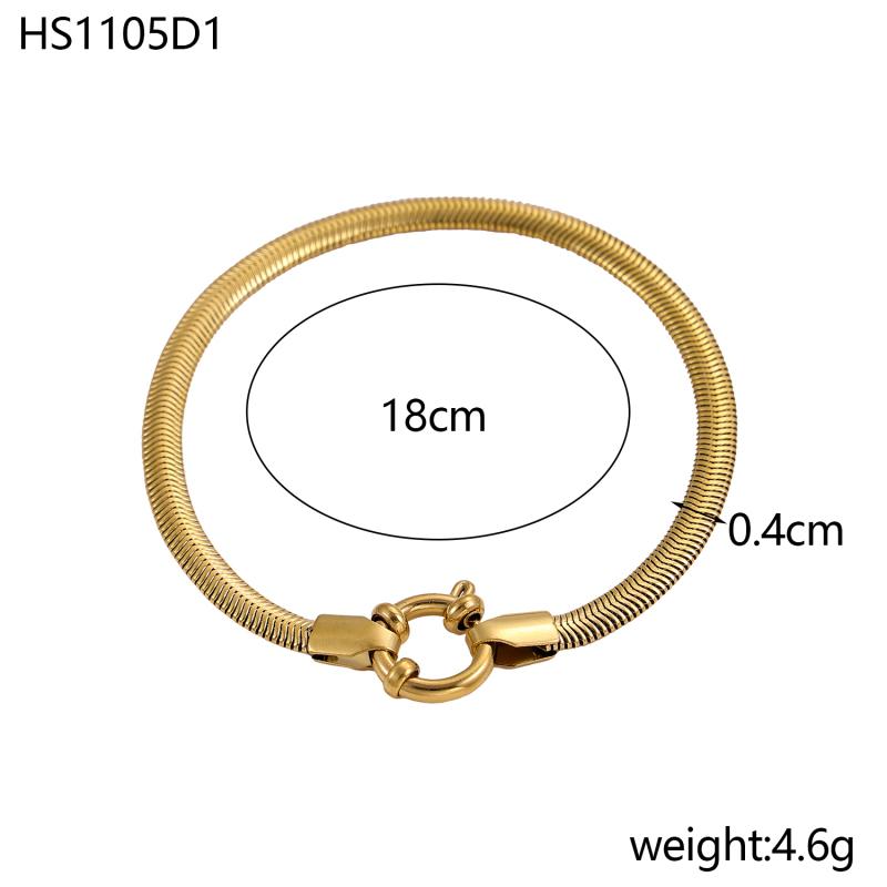 CARLIDANA Inspire Stainless Steel Jewelry Thick Set Bracelets Simple Chunky Chain Layered Gold Plated Bracelet Cheap Jewelry
CARLIDANA Inspire Stainless Steel Jewelry Thick Set Bracelets Simple Chunky Chain Layered Gold Plated Bracelet Cheap Jewelry