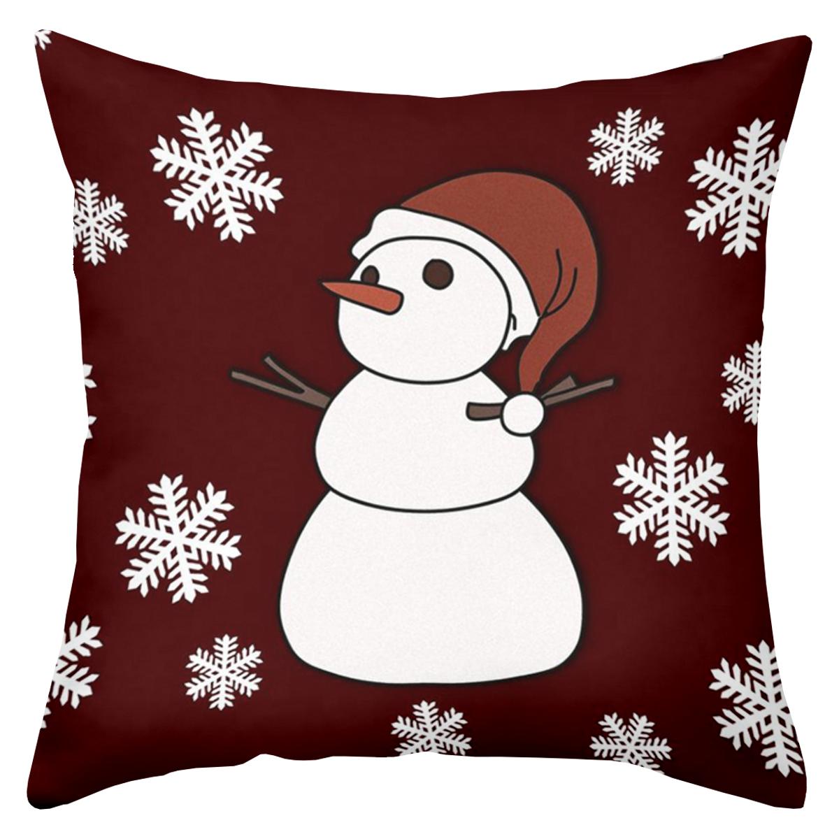 1 Pieces Christmas Snowman Pattern Red Throw Pillows Polyester pillowcase, sofa decorative cushion cov Headboard Pillow 45x45cm
1 Pieces Christmas Snowman Pattern Red Throw Pillows Polyester pillowcase, sofa decorative cushion cov Headboard Pillow 45x45cm
