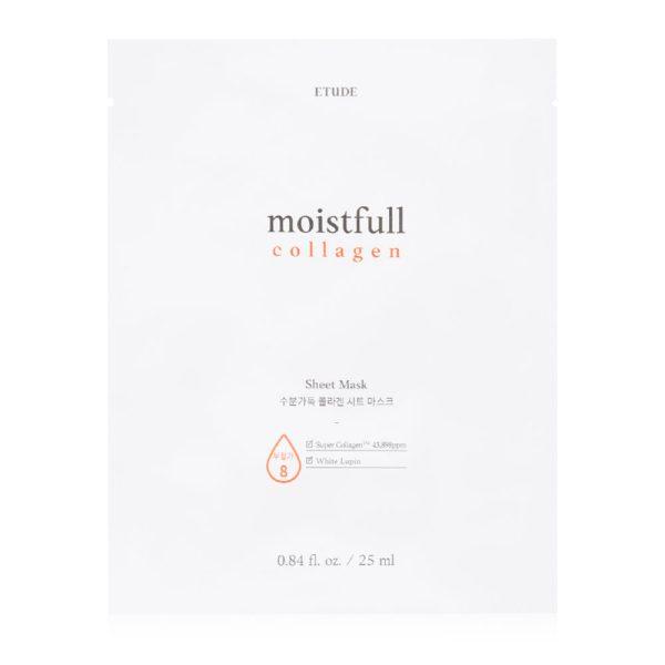 ETUDE HOUSE Moistfull Collagen Deep Sheet Mask Глубокоувлажняющая тканевая маска для лица с коллагеном и керамидами 37мл
ETUDE HOUSE Moistfull Collagen Deep Sheet Mask Глубокоувлажняющая тканевая маска для лица с коллагеном и керамидами 37мл