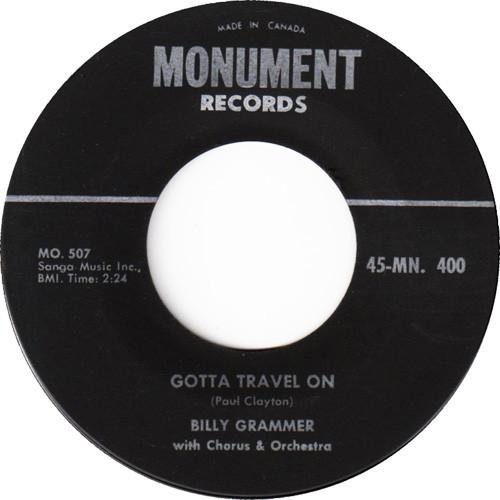 7-дюймовая пластинка BILLY GRAMMER - Gotta Travel On / Chasing A Dream MO507 Monument 1958 Canada Folk Used
7-дюймовая пластинка BILLY GRAMMER - Gotta Travel On / Chasing A Dream MO507 Monument 1958 Canada Folk Used