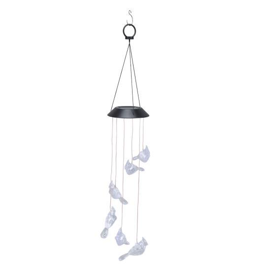 LED Solar Wind Chimes Color Change Waterproof Bird Wind Chimes Light for Courtyard Garden Patio
LED Solar Wind Chimes Color Change Waterproof Bird Wind Chimes Light for Courtyard Garden Patio