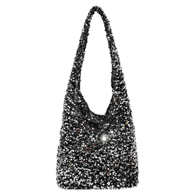 Personalized Sequin Underarm Bag for Women 2025 New Fashion Handbag Large Capacity Versatile Shoulder Bucket Bag
Personalized Sequin Underarm Bag for Women 2025 New Fashion Handbag Large Capacity Versatile Shoulder Bucket Bag