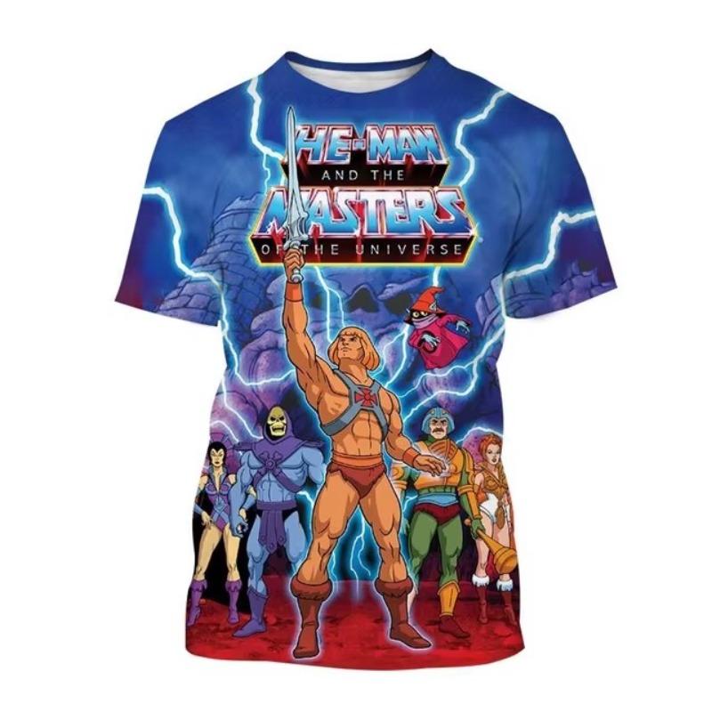 Футболка Masters Universe He-Man 3D, модная мужская, индивидуальная, крутая, аниме, креативная, с коротким рукавом, для детей, смешные футболки S
Футболка Masters Universe He-Man 3D, модная мужская, индивидуальная, крутая, аниме, креативная, с коротким рукавом, для детей, смешные футболки S