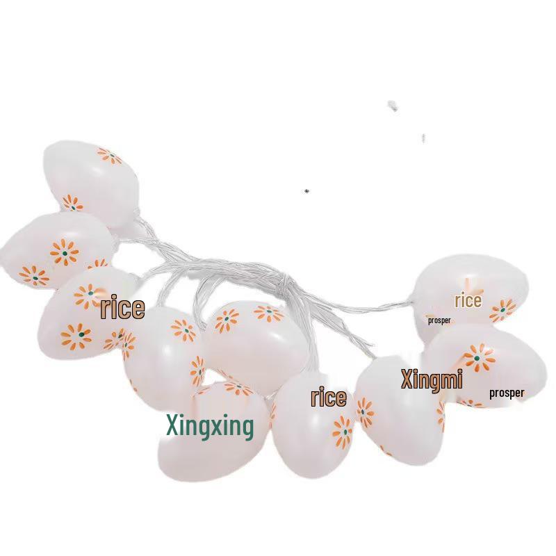 Пасхальные светодиодные гирлянды: Украшения «Кролик», «Яйцо», «Клубок пряжи» Battery 1.5m 10 lights
Пасхальные светодиодные гирлянды: Украшения «Кролик», «Яйцо», «Клубок пряжи» Battery 1.5m 10 lights