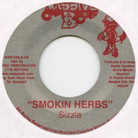 7inch Record SIZZLA / CHOPPA CHOP - Smokin Herbs / Burn A Hypocrit (Col MAS256 Massive B 2004 US Reggae, Ska & Dub
7inch Record SIZZLA / CHOPPA CHOP - Smokin Herbs / Burn A Hypocrit (Col MAS256 Massive B 2004 US Reggae, Ska & Dub