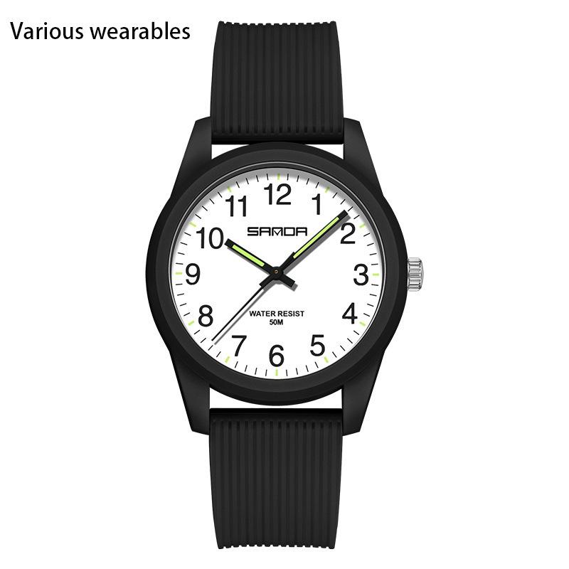 Новые пары с календарем, свежие трендовые часы для отдыха на природе, креативные мужские и женские молодежные студенческие часы