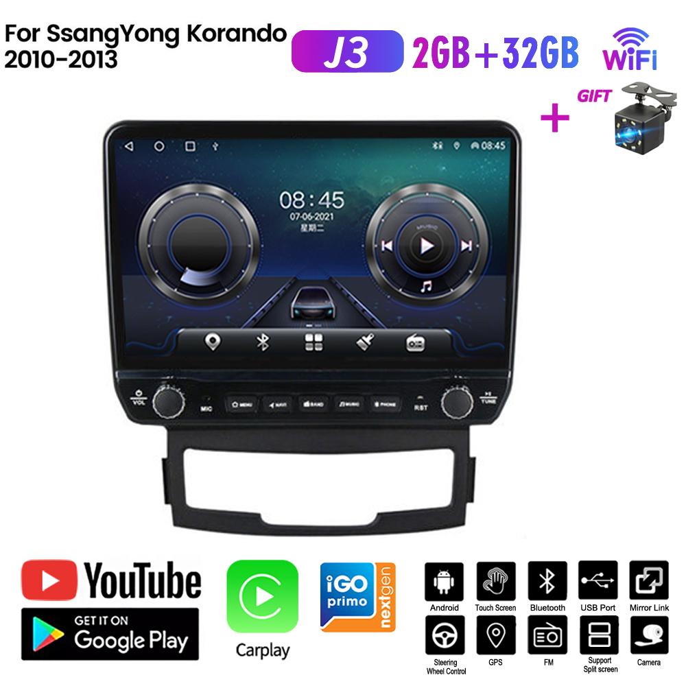 Автомобильное радио на базе Android для SsangYong Korando 3 Actyon 2 2010-2013 с кнопочной ручкой 10-дюймовый мультимедийный плеер с навигацией GPS Carplay 2 + 32 ГБ
Автомобильное радио на базе Android для SsangYong Korando 3 Actyon 2 2010-2013 с кнопочной ручкой 10-дюймовый мультимедийный плеер с навигацией GPS Carplay 2 + 32 ГБ