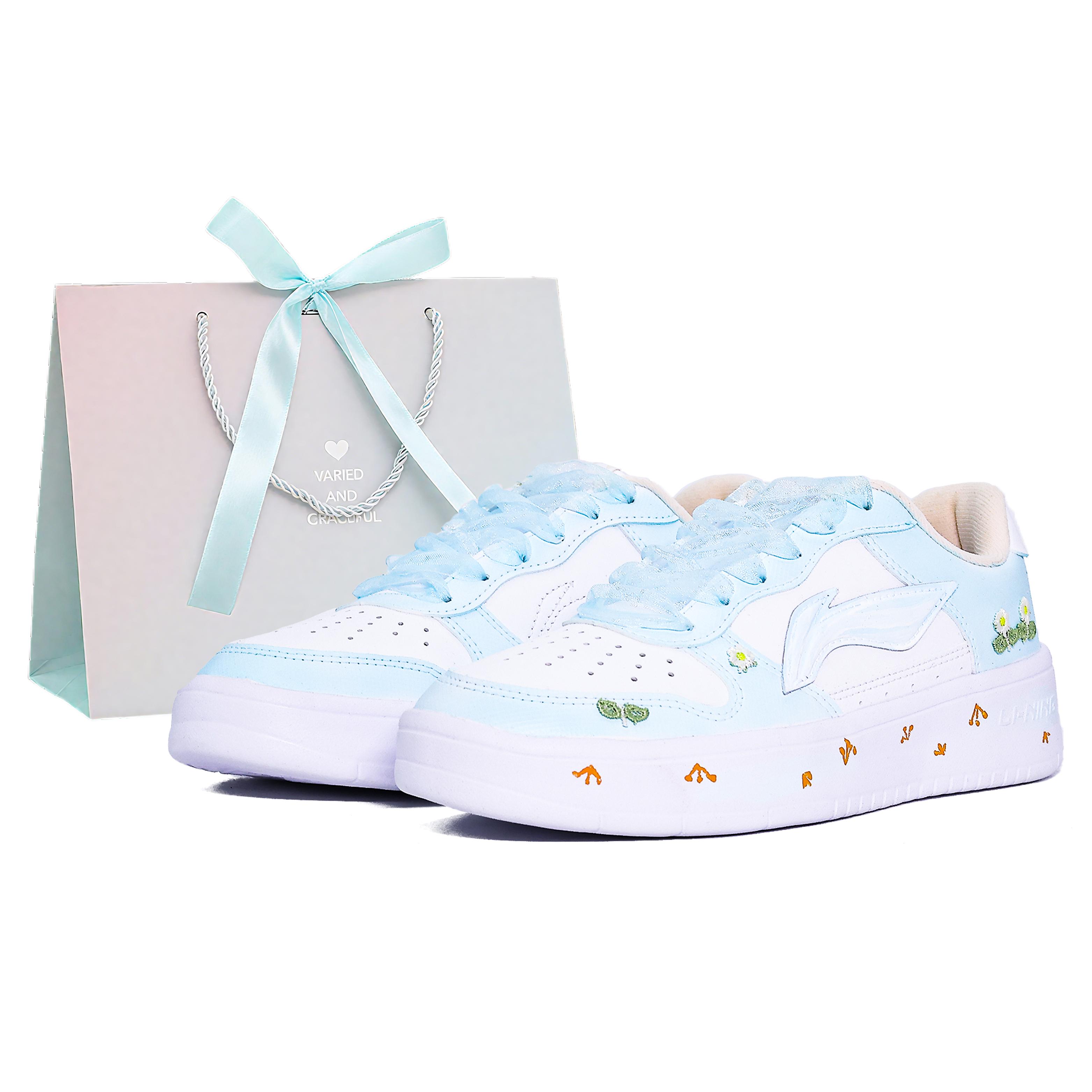 Li Ning Floating Boat Cushioning Abrasion Resistant Low top Skateboard Shoes Women s Light Blue AGCS420-6(Team1375-BAG) 35
Li Ning Floating Boat Cushioning Abrasion Resistant Low top Skateboard Shoes Women s Light Blue AGCS420-6(Team1375-BAG) 35