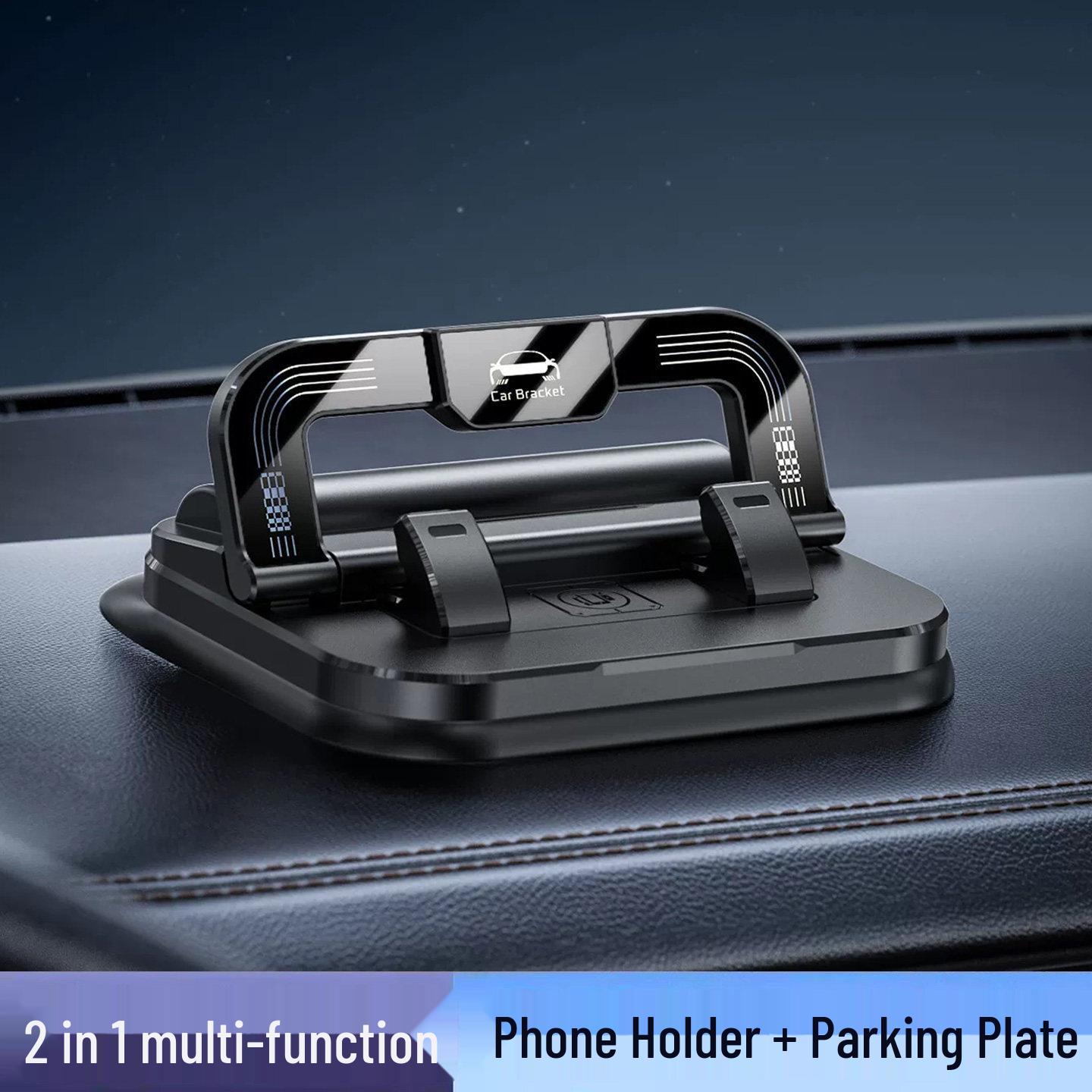 Two-in-One Car Dashboard Temporary Parking Phone Holder & Number Plate
Two-in-One Car Dashboard Temporary Parking Phone Holder & Number Plate