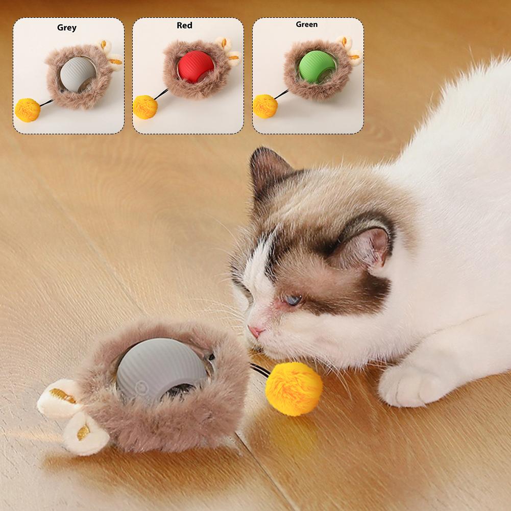 Cat Interactive Ball Toys Automatic Rolling Ball Faux Tail Rechargeable Smart Pet Electric Toy Dog Cat Training Imitate Mouse сірий колір
Cat Interactive Ball Toys Automatic Rolling Ball Faux Tail Rechargeable Smart Pet Electric Toy Dog Cat Training Imitate Mouse сірий колір