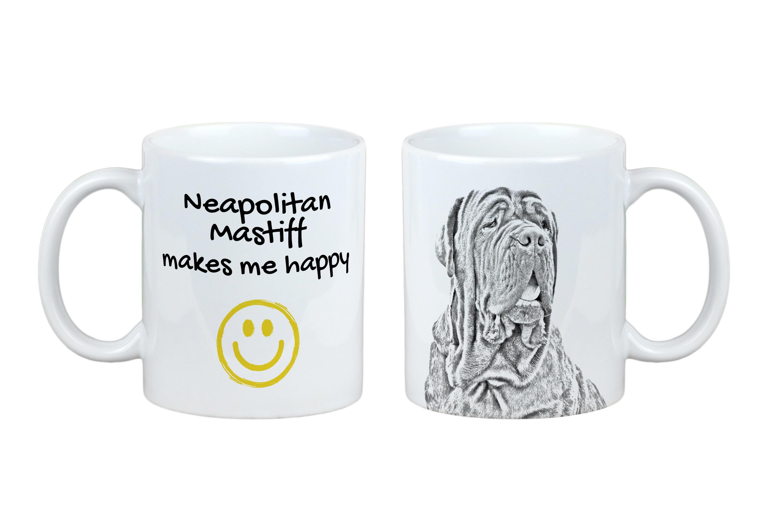 Neapolitan Mastiff, Mastino Napoletano - cup with a dog, cheerful cup for a dog lover, personalized gift from the Art-Dog brand білий
Neapolitan Mastiff, Mastino Napoletano - cup with a dog, cheerful cup for a dog lover, personalized gift from the Art-Dog brand білий