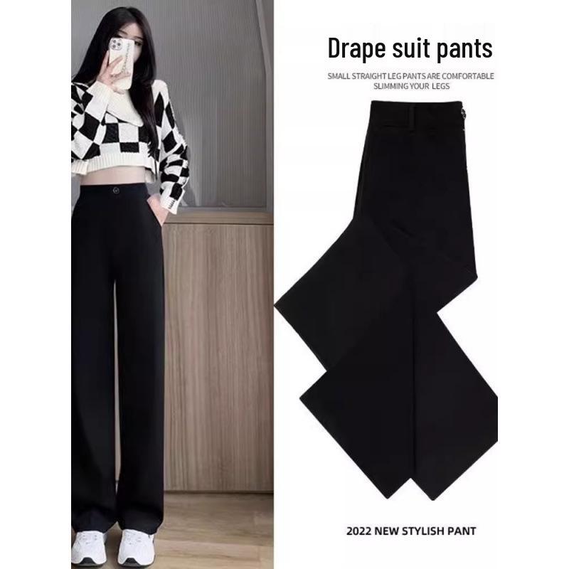 Black Women s High-Waist Wide-Leg Suit Pants - Spring 2025 Design, Casual Floor-Length Trousers XL
Black Women s High-Waist Wide-Leg Suit Pants - Spring 2025 Design, Casual Floor-Length Trousers XL