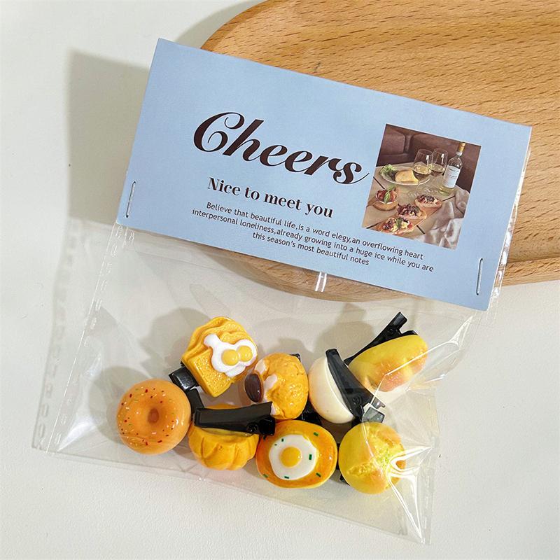 6/8 шт. креативные забавные заколки для французского завтрака в виде утконоса, имитация хлеба, серия заколок для волос, заколки для челки, боковые заколки 8pcs
6/8 шт. креативные забавные заколки для французского завтрака в виде утконоса, имитация хлеба, серия заколок для волос, заколки для челки, боковые заколки 8pcs